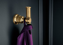 Brizo INVARI™ Robe Hook in Polished Gold