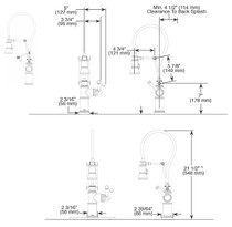 Brizo ARTESSO® SmartTouch® Articulating Faucet With Finished Hose in Stainless