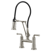Brizo ROOK® Articulating Bridge Faucet in Stainless