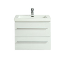 Royal Arto 30" White Wall Mount Bathroom Vanity