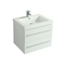 Royal Arto 24-Inch Wall Mount Bathroom Vanity in White