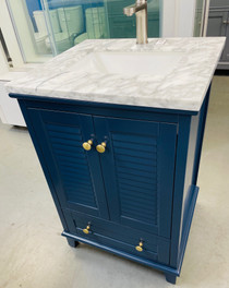Royal Keyes 30 inch Navy Blue  Bathroom Vanity