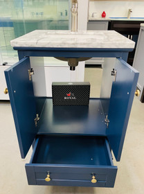 Royal Keyes 30 inch Navy Blue  Bathroom Vanity