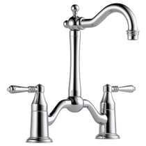 Brizo TRESA® Two Handle Bridge Prep Faucet in Chrome 