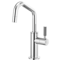 Brizo LITZE® Beverage Faucet with Angled Spout and Knurled Handle in Chrome