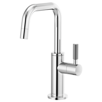 Brizo LITZE® Beverage Faucet with Square Spout and Knurled Handle in Chrome