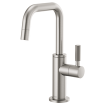 Brizo LITZE® Beverage Faucet with Square Spout and Knurled Handle in Stainless