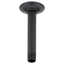 BRIZO 6" CEILING MOUNT SHOWER ARM AND FLANGE in Matte Black