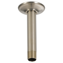 BRIZO 6" CEILING MOUNT SHOWER ARM AND FLANGE in Brushed Nickel