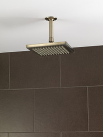 BRIZO 6" CEILING MOUNT SHOWER ARM AND FLANGE in Brilliance Black Onyx