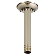 BRIZO 6" CEILING MOUNT SHOWER ARM AND FLANGE in Polished Nickel