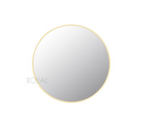 Royal Mira Modern and Contemporary Bathroom / Vanity Mirror Brushed Gold Finish