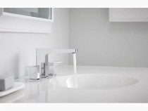 Kohler Honesty®Widespread Bathroom Sink Faucet in Vibrant Brushed Nickel