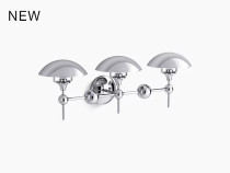 Kohler Vorleigh™Three-light sconce in Polished Chrome