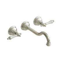 Riobel Retro 8" Wall-Mount Lavatory Faucet Polished Nickel