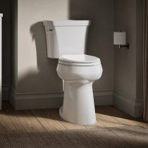 Tall height KOHLER toilet with elongated bowl