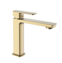 Royal Kali Single Hole Mid Tall Brushed Gold Faucet