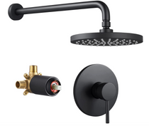 Royal Midnight Skye 1-Way Shower System with 8" Rain head Valve Included