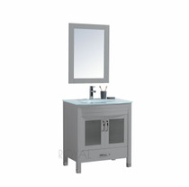 Royal Juno 30 inch Gray Bathroom Vanity