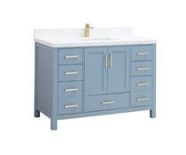 *New Royal Breeze Collection 42 inch Polar Blue  Bathroom Vanity 