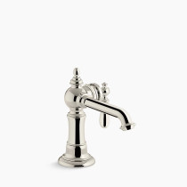 KOHLER Artifacts® Single-handle bathroom sink faucet, 1.2 gpm - Vibrant Polished Nickel