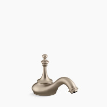 KOHLER Artifacts® with Tea design Bathroom sink faucet spout with Tea design, 1.2 gpm - Vibrant Brushed Bronze