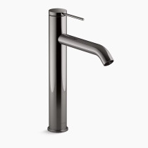 KOHLER Components® Tall single-handle bathroom sink faucet, 1.2 gpm - Vibrant Titanium