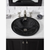 KOHLER Artifacts® with Flume design Bathroom sink faucet spout with Flume design, 1.2 gpm - Vibrant Titanium