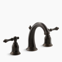 KOHLER Kelston® Widespread bathroom sink faucet, 1.2 gpm - Oil-Rubbed Bronze