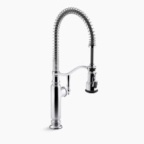 KOHLER Tournant® Semi-professional kitchen sink faucet with three-function sprayhead 1.5 gpm - Polished Chrome