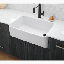 Kohler Ironridge® 34" undermount single-bowl farmhouse kitchen sink - Black Black
