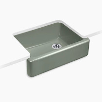 Kohler Whitehaven® 29-3/4" undermount single-bowl farmhouse kitchen sink - Aspen Green
