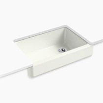 Kohler Whitehaven® 32-1/2" undermount single-bowl farmhouse kitchen sink - Dune