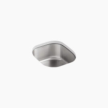 Kohler Undertone® 15-1/2" undermount single-bowl kitchen sink