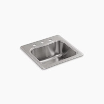 Kohler Staccato™ 20" top-mount single-bowl bar sink