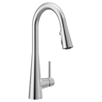 Moen Sleek Chrome One-Handle High Arc Pulldown Kitchen Faucet