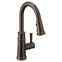 Moen Belfield Smart Kitchen One-Handle High Arc Pulldown Kitchen Oil Rubbed Bronze Faucet