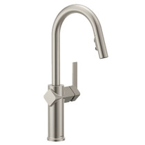 Moen Maureen Chrome One-Handle High Arc Pulldown Kitchen Faucet