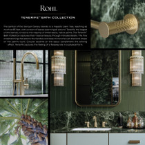 Rohl Tenerife Thermostatic Shower System with Shower Head, Hand Shower, Slide Bar, Shower Arm and Valve Trim Polished Chrome