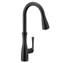 Moen Arlia Matte Black One-Handle High Arc Pulldown Kitchen Faucet