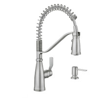 Moen Nolia Spot Resist Stainless One-Handle High Arc Pulldown Kitchen Faucet