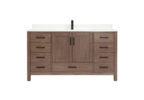 Royal Hudson 60 inch Oak Single Sink Bathroom Vanity 