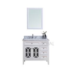  Royal Casa 36 inch  White Bathroom Vanity