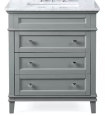 Royal Ibis 30 inch Gray Bathroom Vanity