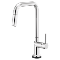 Brizo Odin® SmartTouch® Pull-Down Kitchen Faucet with Square Spout - Less Handle - Polished Chrome