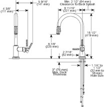 Brizo Litze® SmartTouch® Pull-Down Kitchen Faucet with Arc Spout and Knurled Handle - Polished Chrome