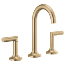 Brizo Odin® Widespread Lavatory Faucet - Less Handles With High Lever - Brilliance® Luxe Gold®