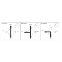 Brizo Thermostatic Shower System with Rain Shower Head, Hand Shower with Slide Bar, and 3 Function Diverter from the Charlotte Collection - Chrome