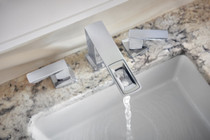 Brizo Vettis® Widespread Lavatory Faucet With Open-Flow Spout 1.2 GPM - Polished Chrome