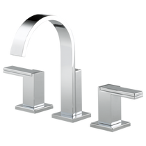 Brizo Siderna® Widespread Lavatory Faucet - Less Handles 1.2 GPM - Bidet Lever Handle - Brilliance® Brushed Nickel